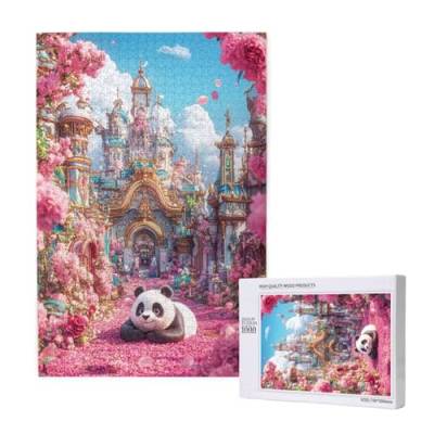 Puzzle 3000 Teile Panda Puzzles für Erwachsene Tier HD Puzzel Anspruchsvolles und Lustig Kreatives Unterhaltungsspiel, DIY Holzpuzzle für Erwachsene Als Feiertage Deko Geschenk fur Frauen M-1833 von Yeogcohe